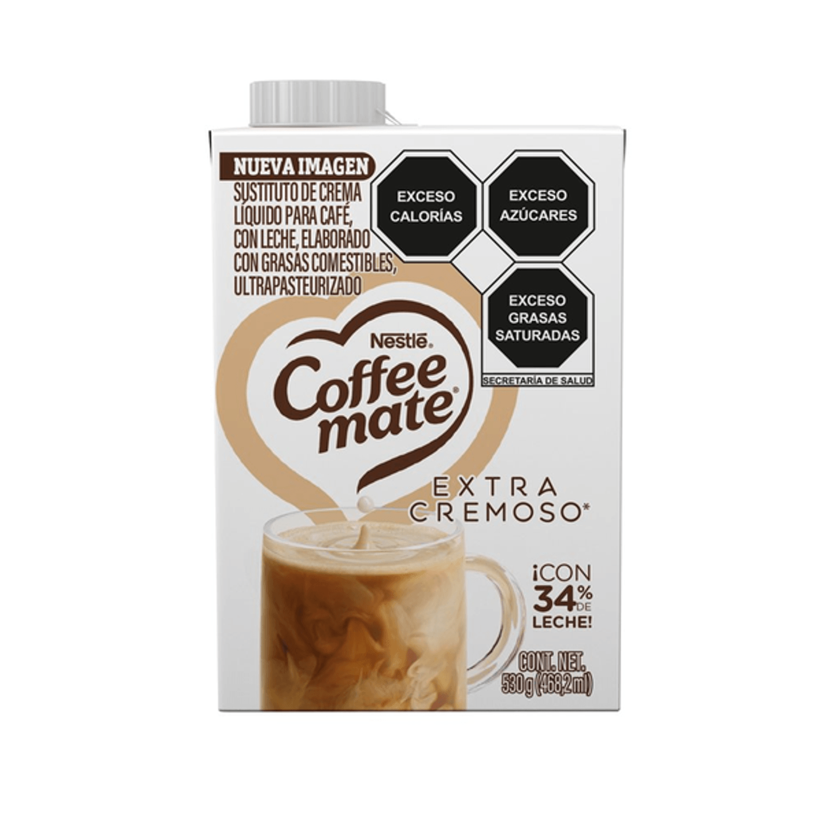 Coffee Mate Extra Creamy Liquid Coffee Creamer Substitute, 19 oz Main image