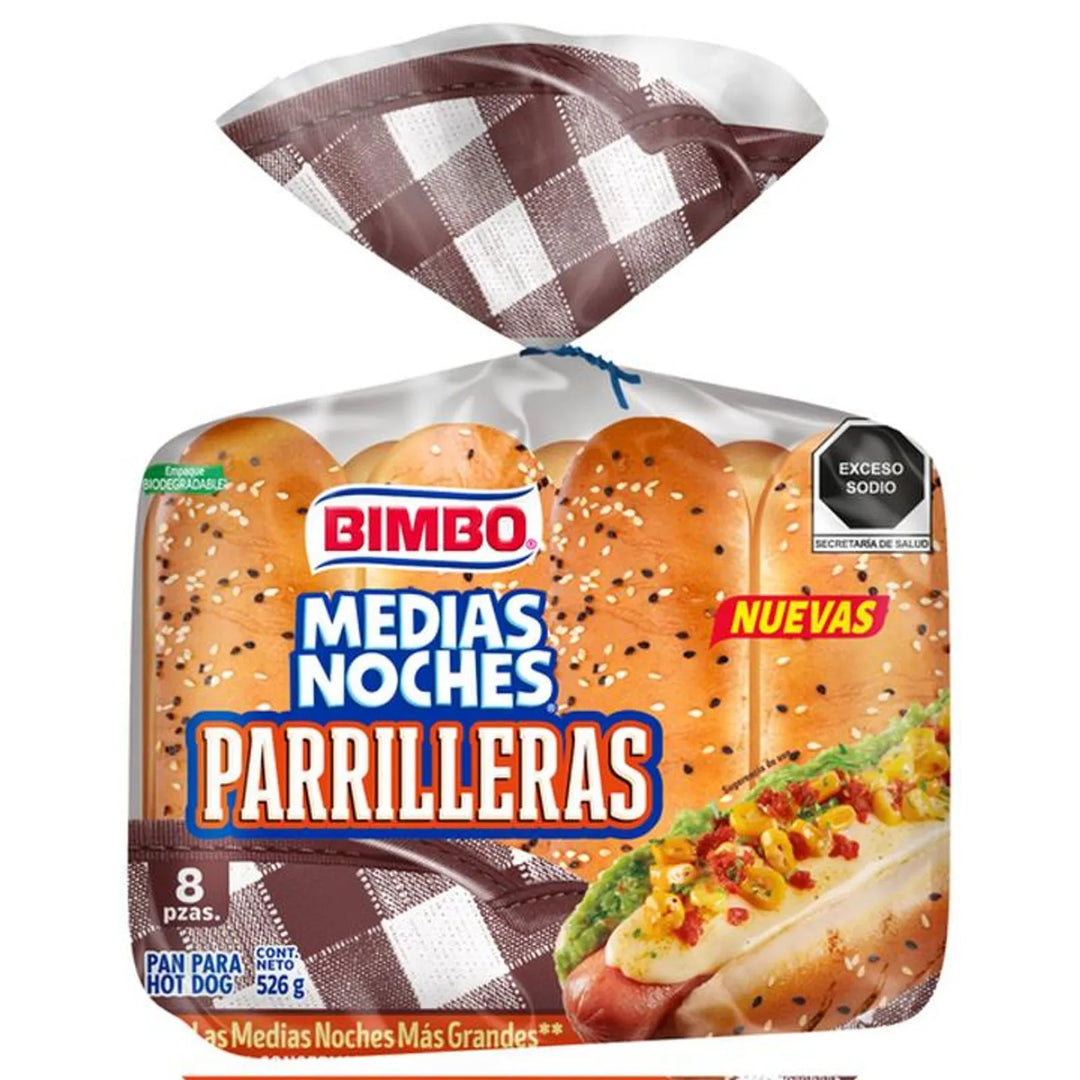 Bimbo Grillers Hot Dog Buns, 18 oz