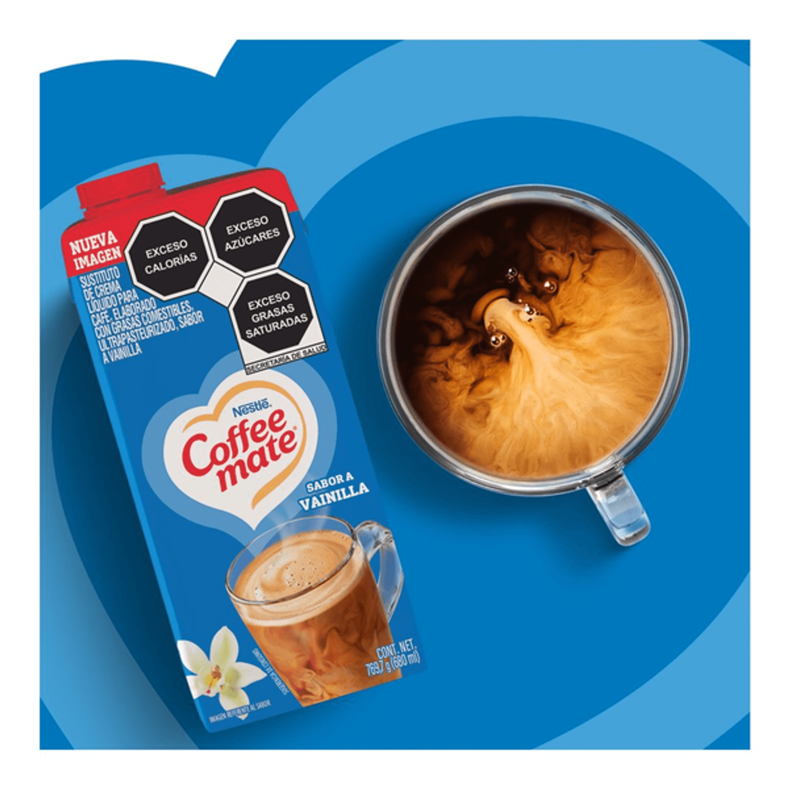 Coffee Mate Vanilla Liquid Coffee Creamer, 27 oz