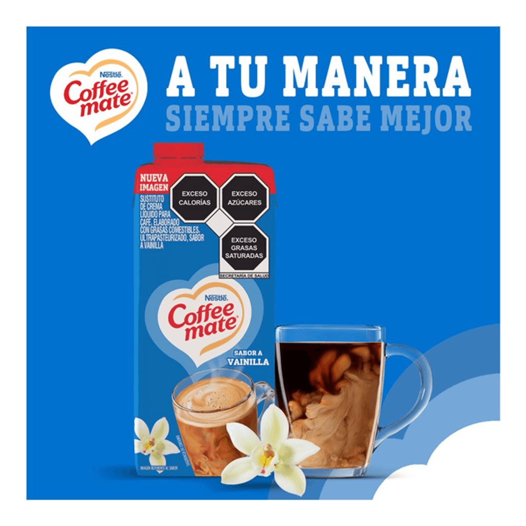 Coffee Mate Vanilla Liquid Coffee Creamer, 27 oz