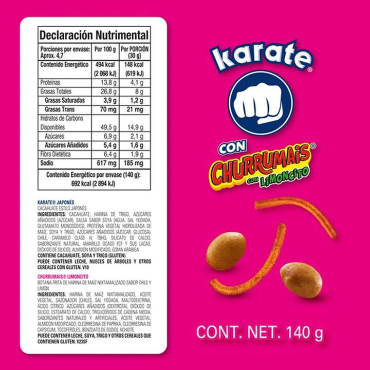 Karate Churrumais Peanuts 5 oz