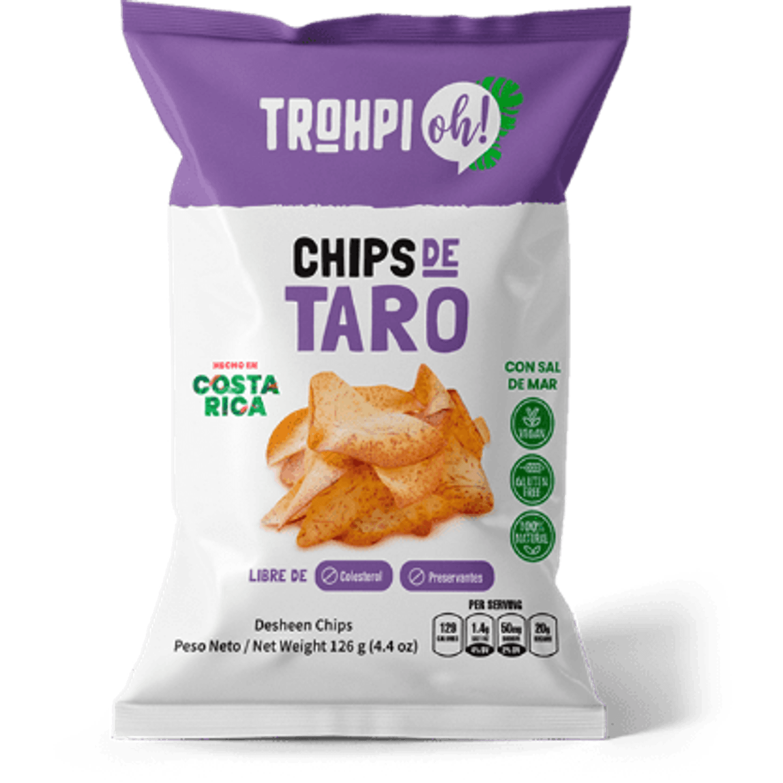 Trohpi Oh Taro Chips, 5 oz Main image
