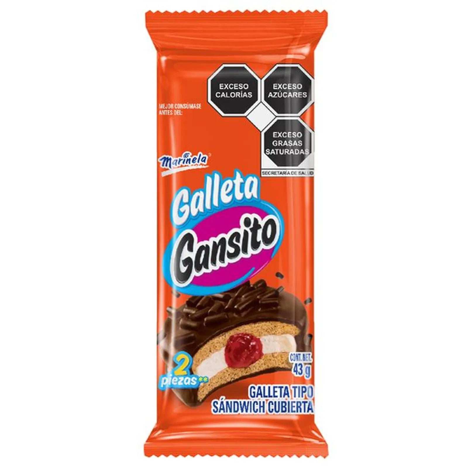 Marinela Gansito Cookie, 2 oz Main image