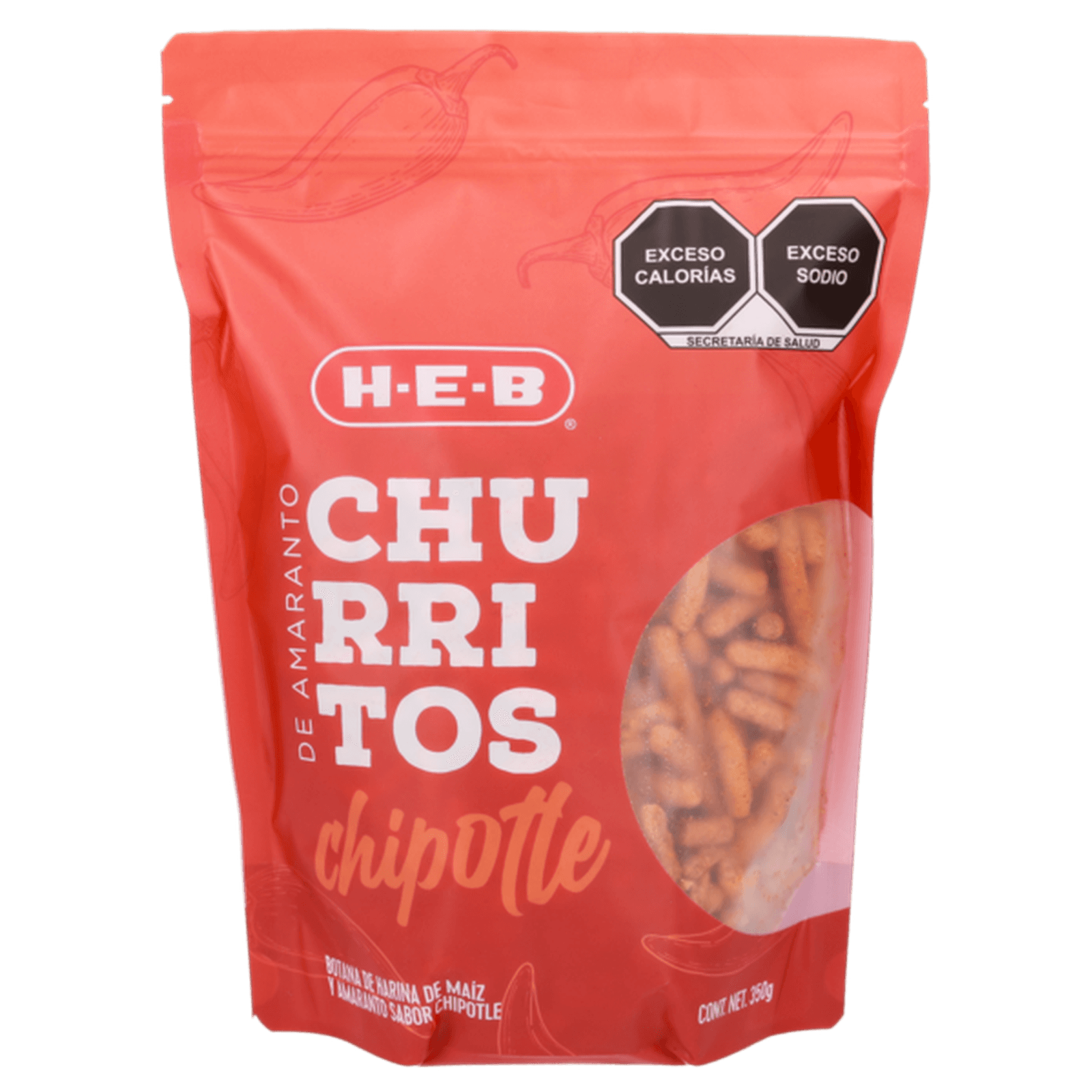 HEB Amaranth Churritos Chipotle 12 oz