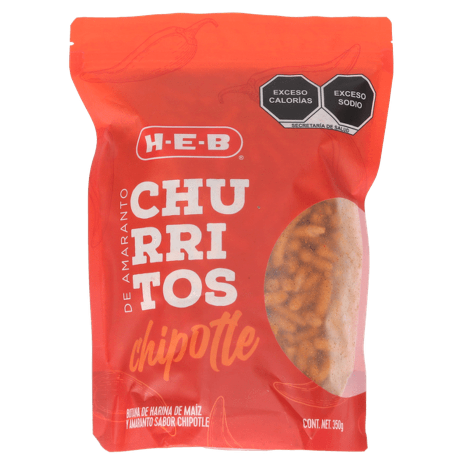 HEB Amaranth Churritos Chipotle 12 oz Secondary image