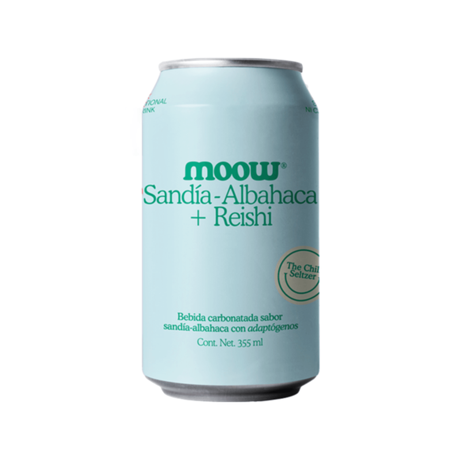Moow Watermelon Basil + Reishi Drink, 12 oz Main image