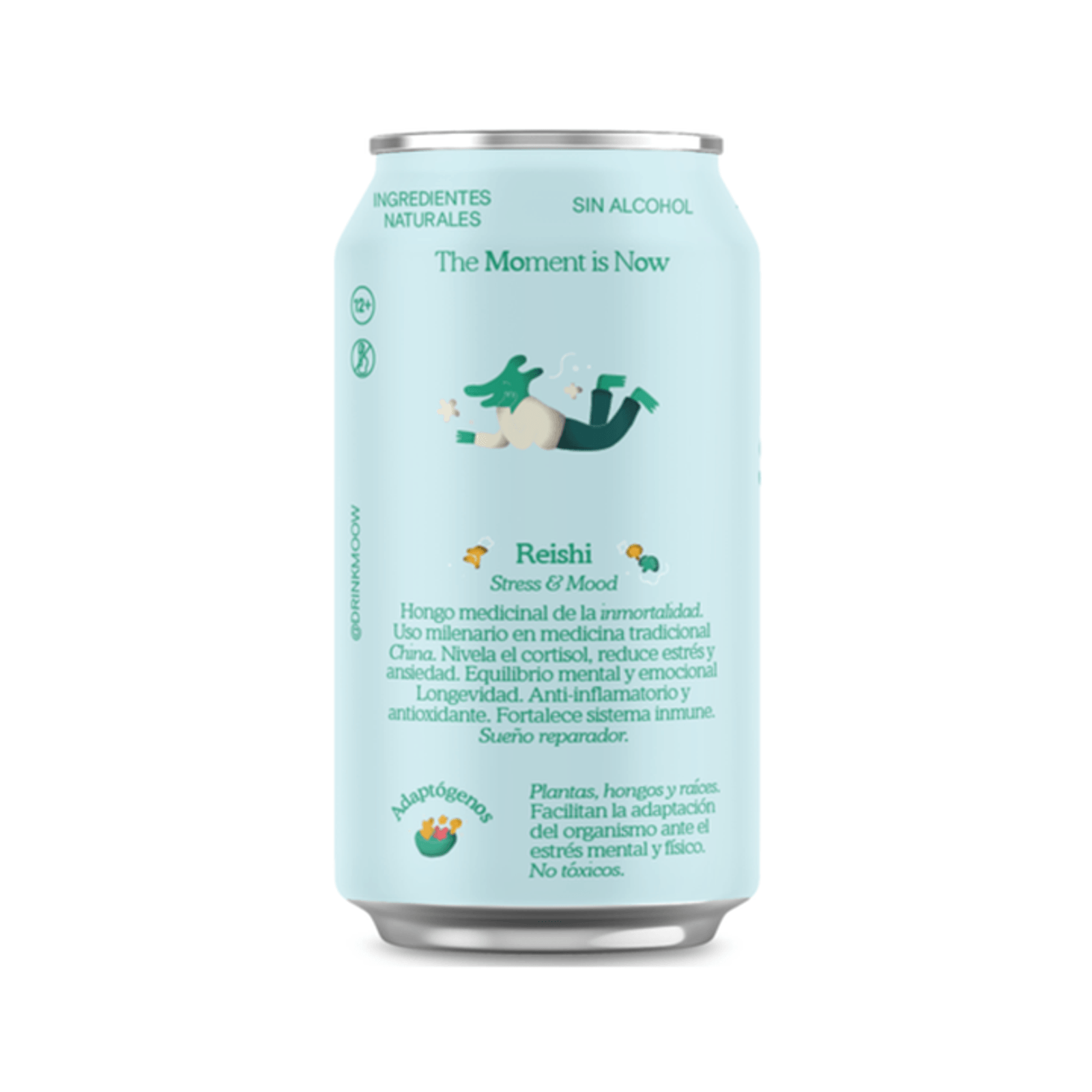 Moow Watermelon Basil + Reishi Drink, 12 oz Secondary image