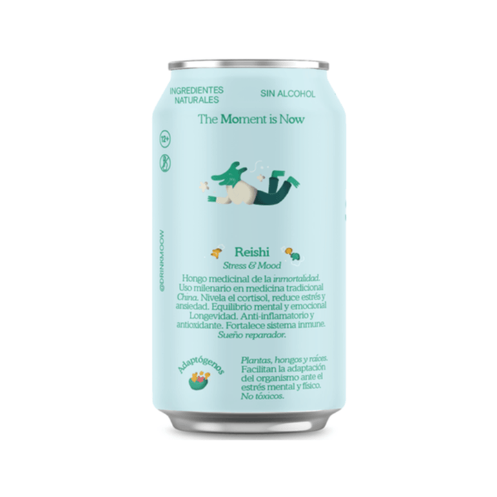 MOOW Watermelon - Basil + Reishi Drink - 12 oz
