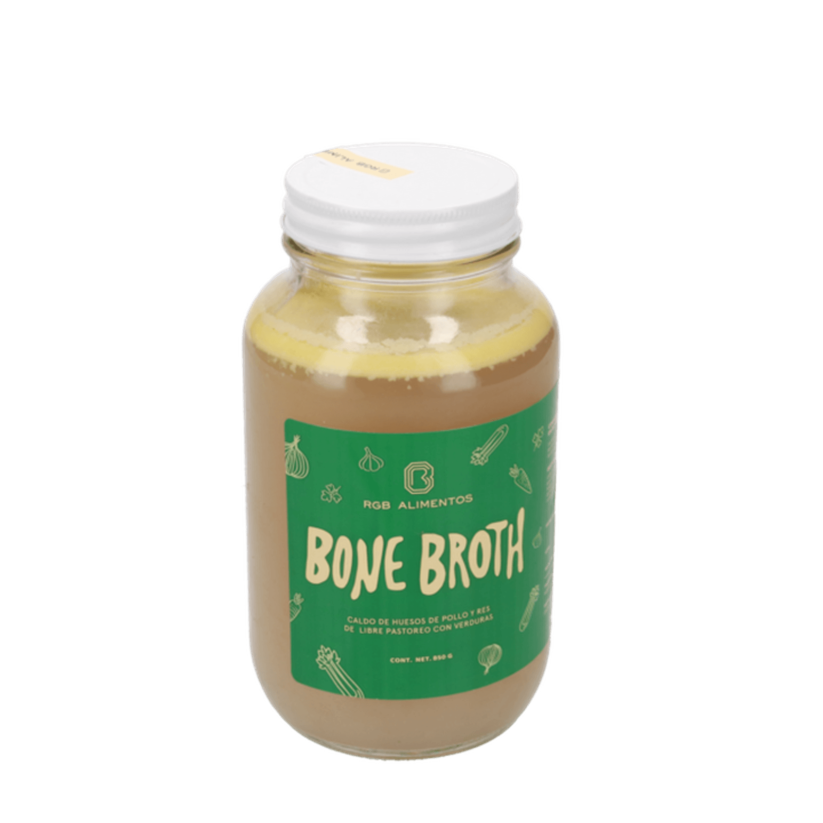 RGB Alimentos Bone Broth Vegetable Broth, 28 oz Main image