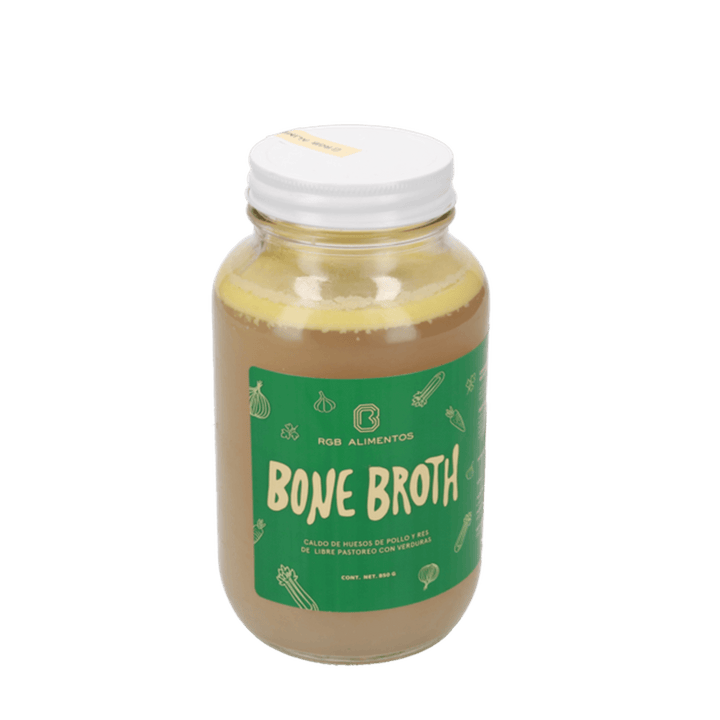 RGB Alimentos Bone Broth Vegetable Broth, 28 oz