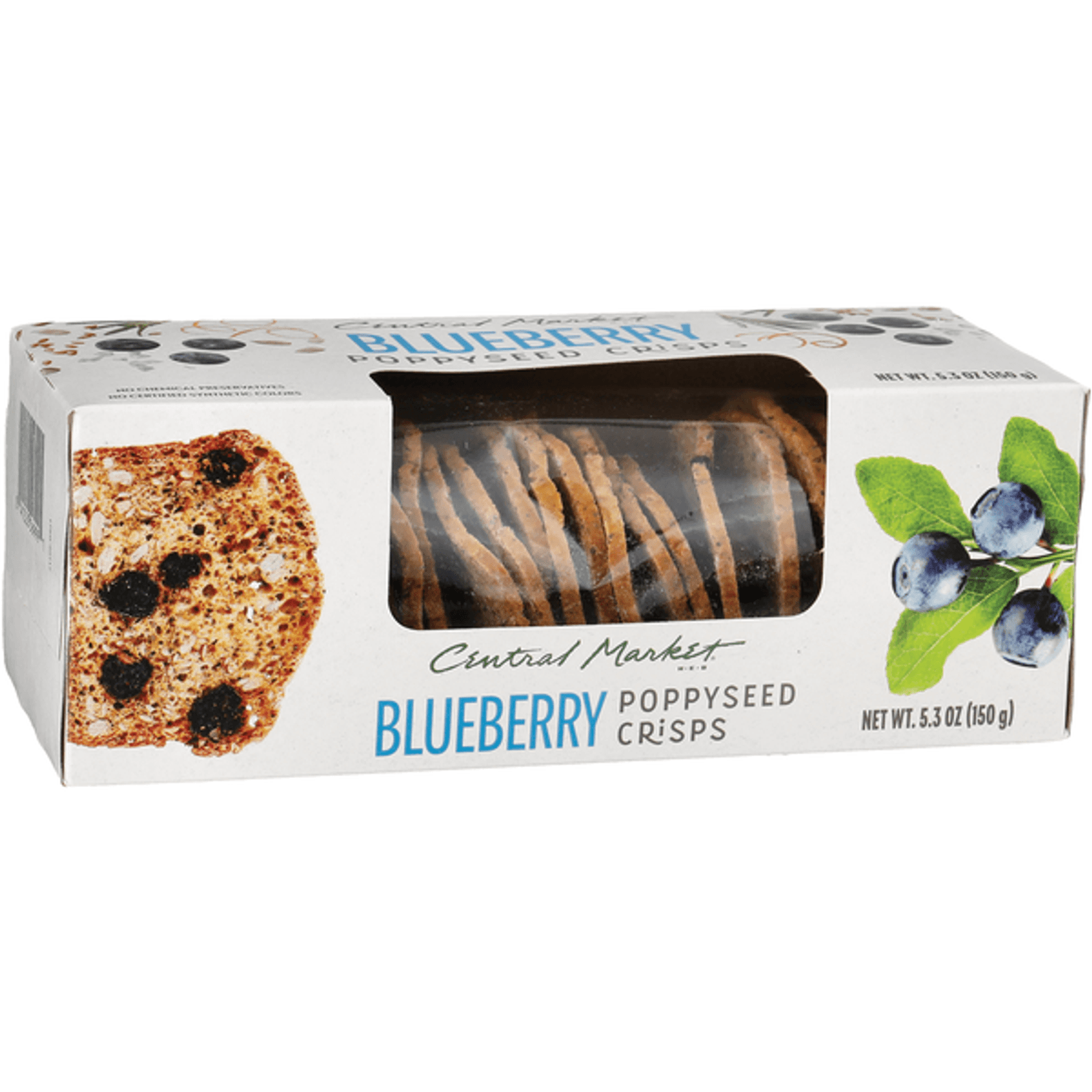 Central Market Baked Poppyseed Cookie, 6 oz Main image