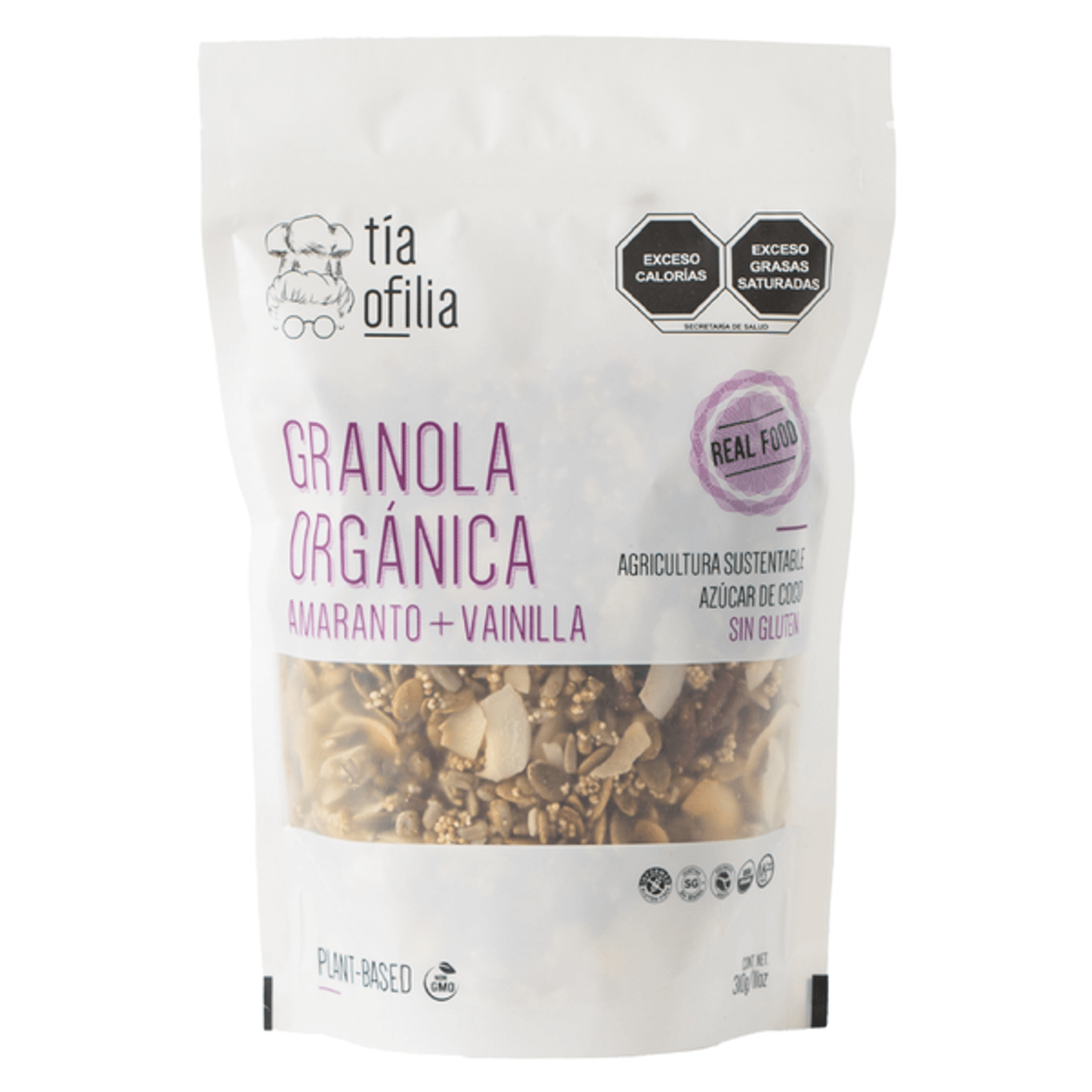 Tía Ofilia Organic Granola with Amaranth & Vanilla, 11 oz Main image