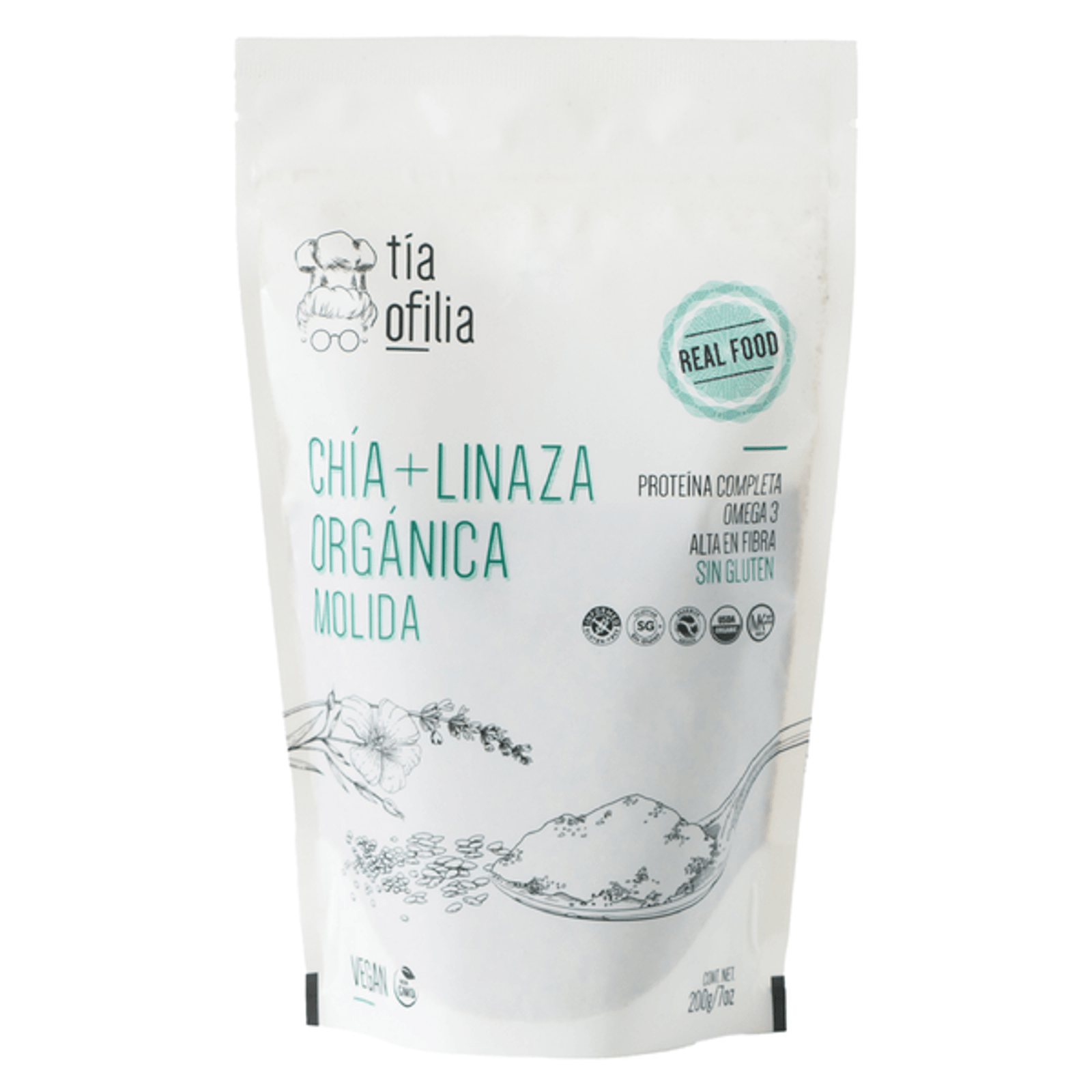 Tía Ofilia Ground Flaxseed with Chia, 7 oz Main image