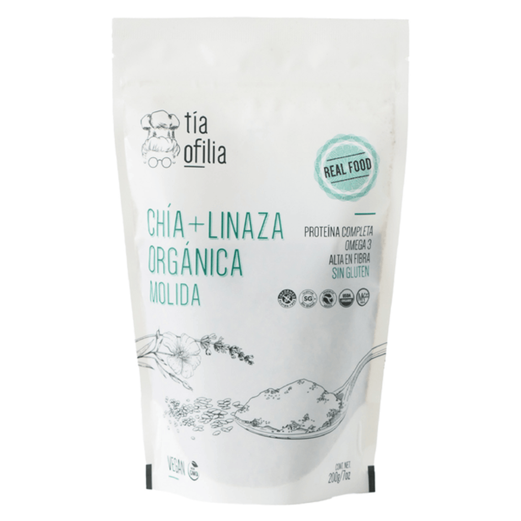 Tía Ofilia Ground Flaxseed with Chia, 7 oz
