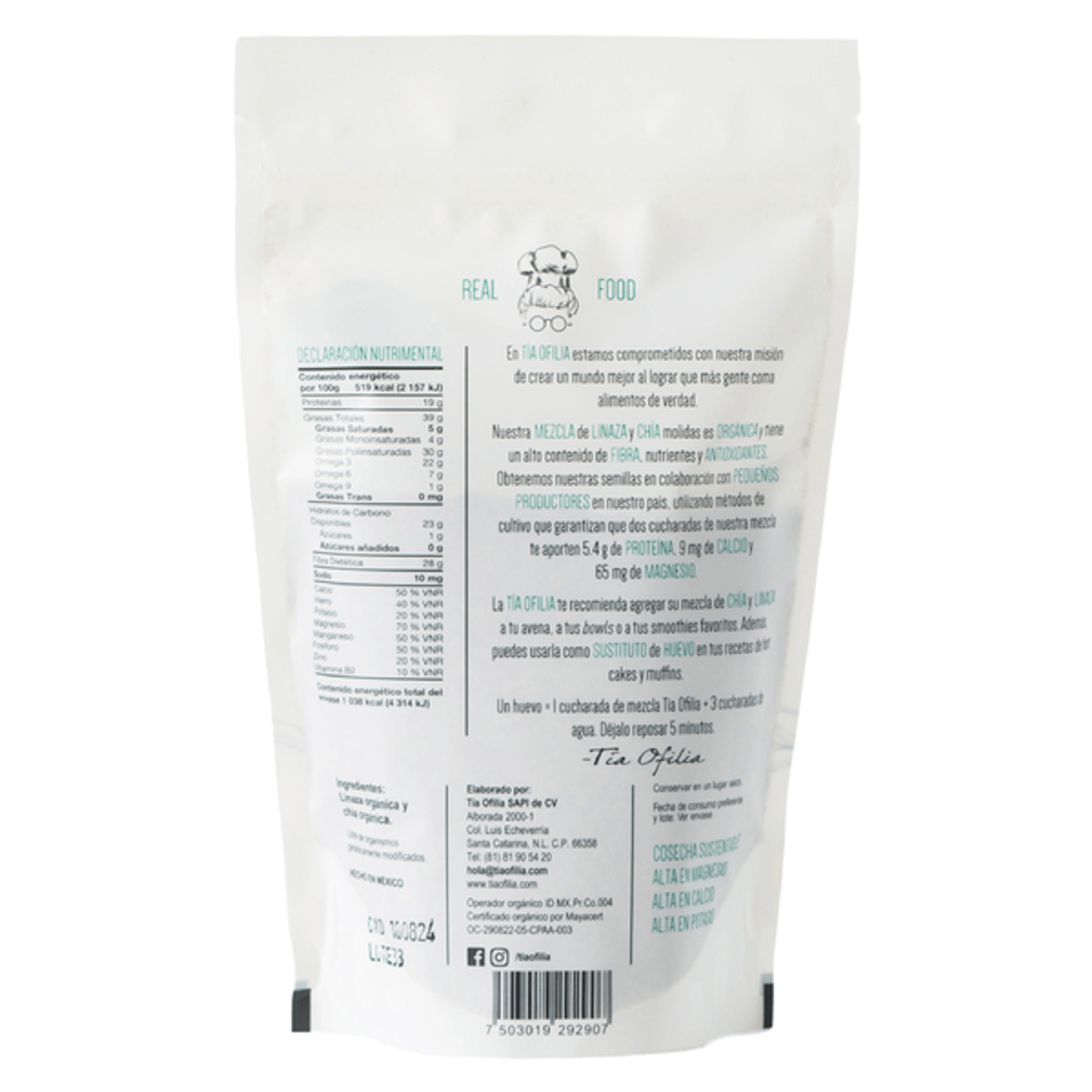 Tía Ofilia Ground Flaxseed with Chia, 7 oz Secondary image