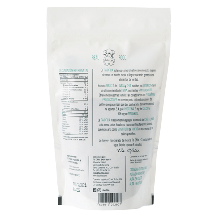 Tía Ofilia Ground Flaxseed with Chia - 7 oz