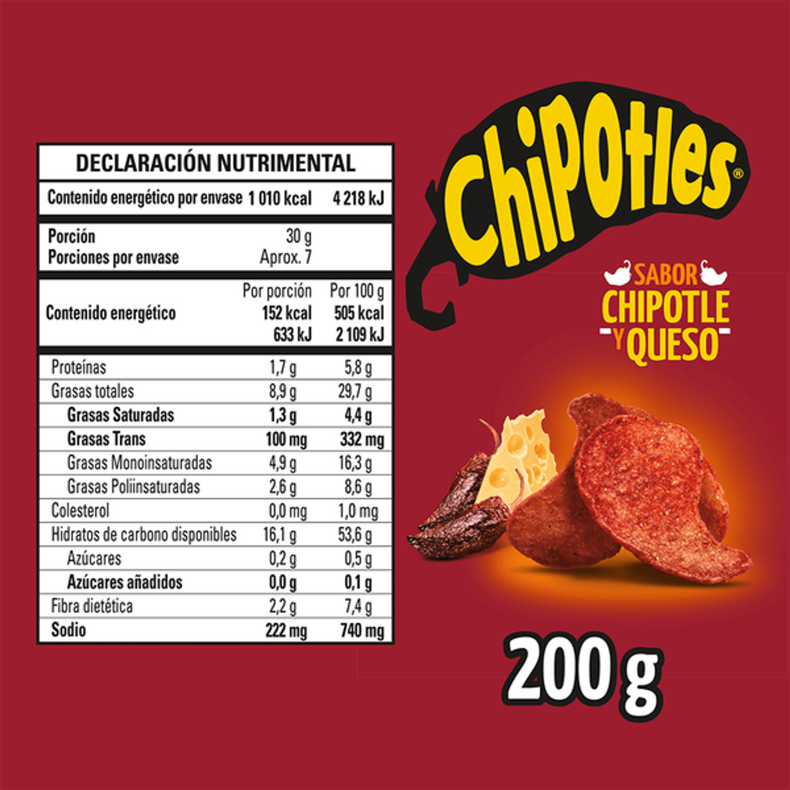 Barcel Chipotles Cheese, 7 oz Secondary image