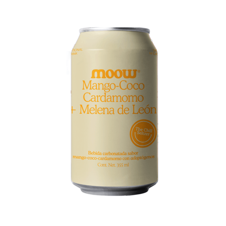 MOOW Mango - Coconut - Cardamom + Lion’s Mane Drink – 12 oz