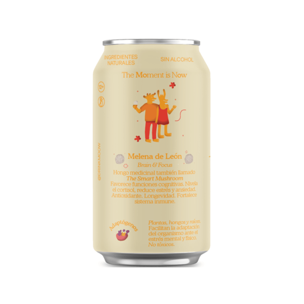 Moow Mango Coconut Cardamom + Lion’s Mane Drink, 12 oz