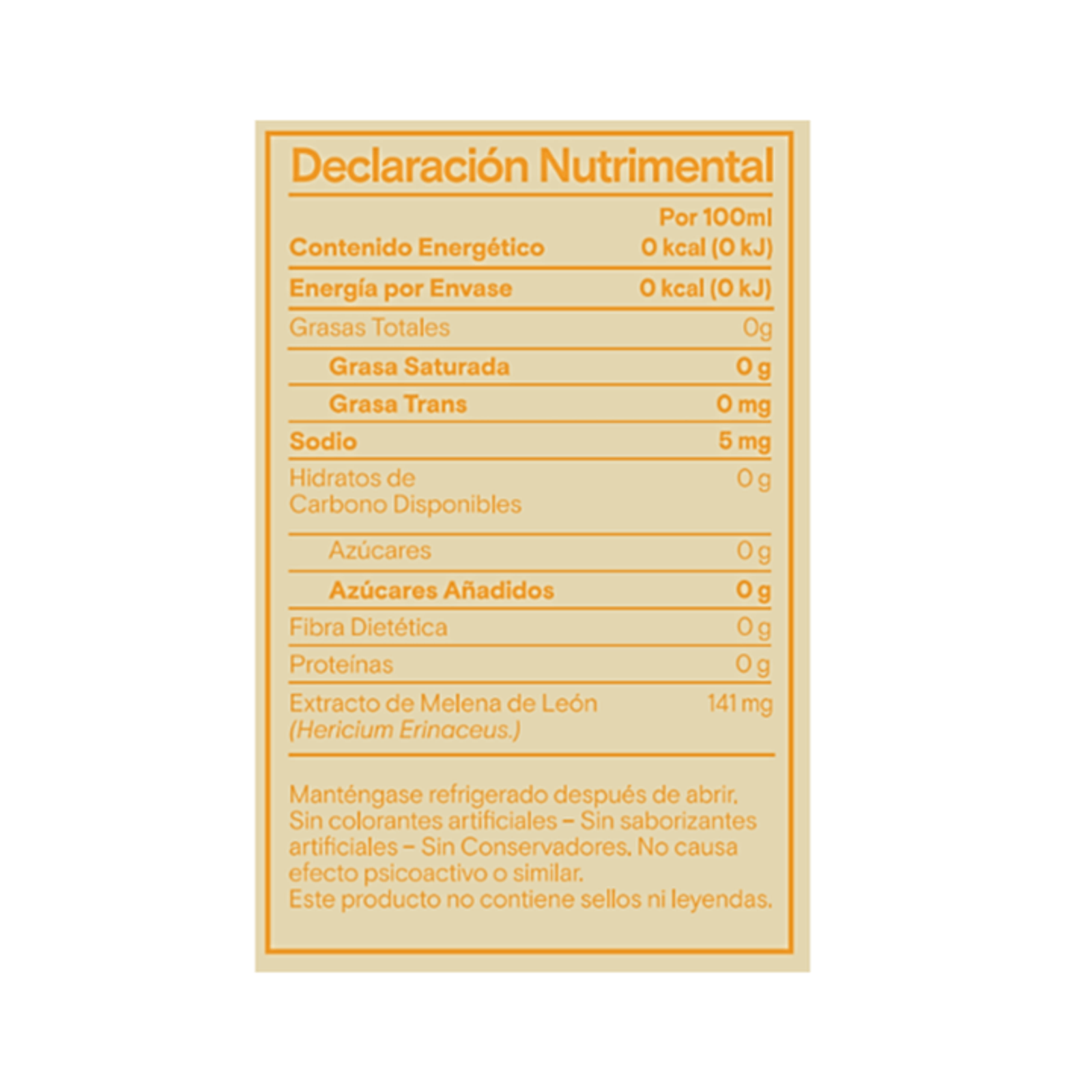 Moow Mango Coconut Cardamom + Lion’s Mane Drink, 12 oz Secondary image