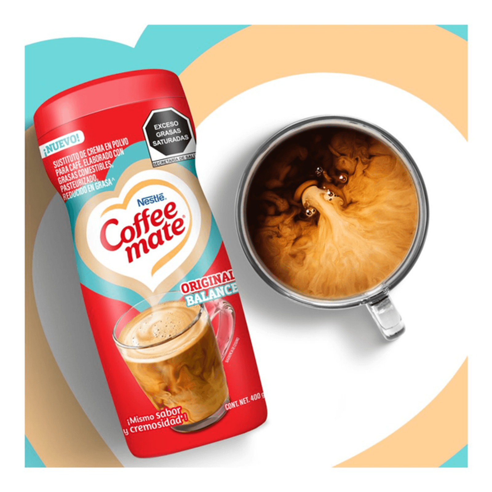 Coffee Mate Balance Powdered Coffee Creamer Reduced Fat, 14 oz