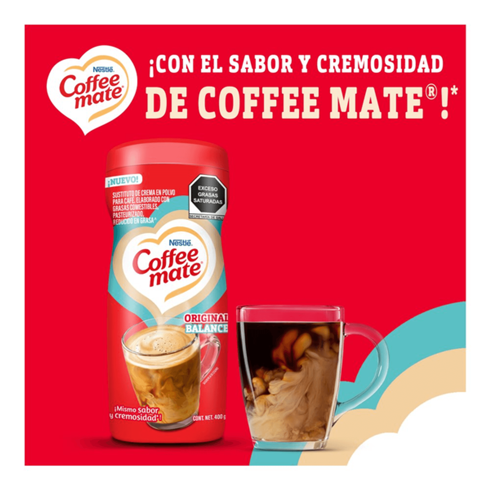 Coffee Mate Balance Powdered Coffee Creamer Reduced Fat, 14 oz
