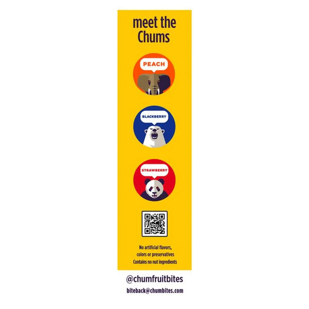 Chum Fruit Bites Mango, 3 oz