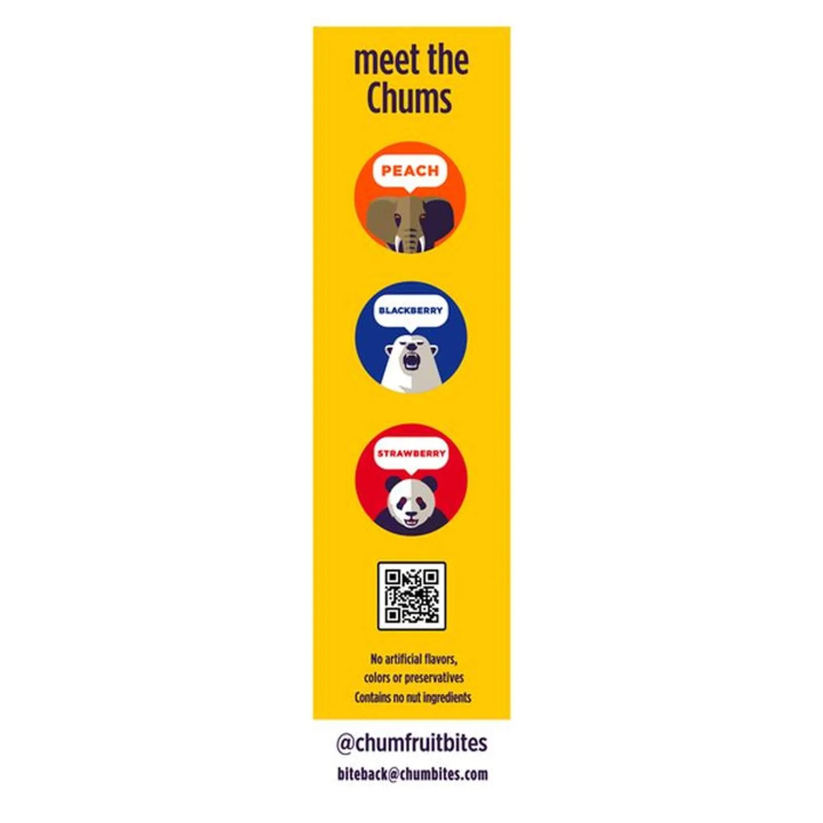 Chum Fruit Bites Mango, 3 oz