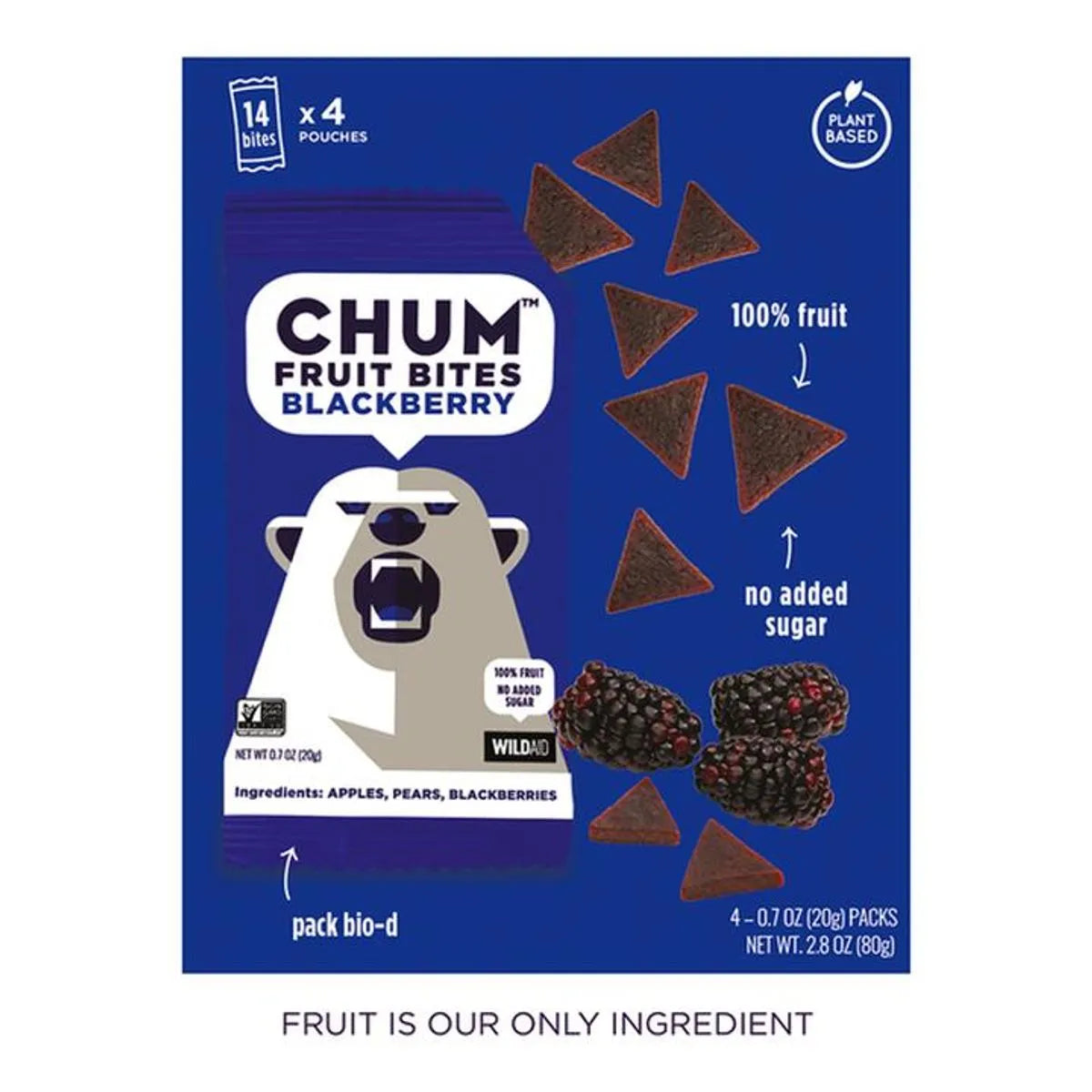 Chum Fruit Bites Berry, 3 oz