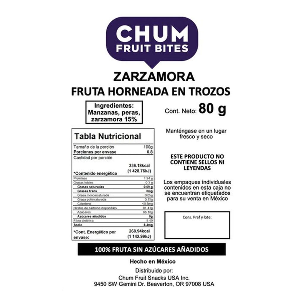 Chum Fruit Bites Berry, 3 oz