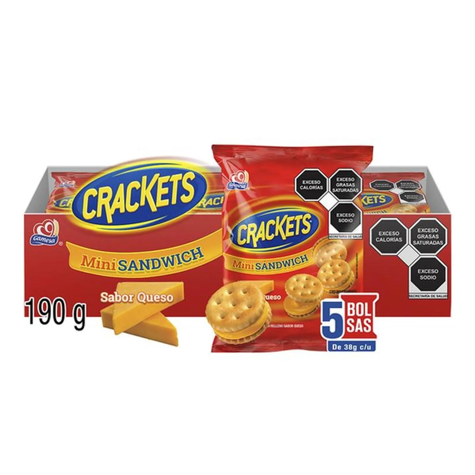 Gamesa Crackets Mix Duo Mini Sandwich, 7 oz Main image