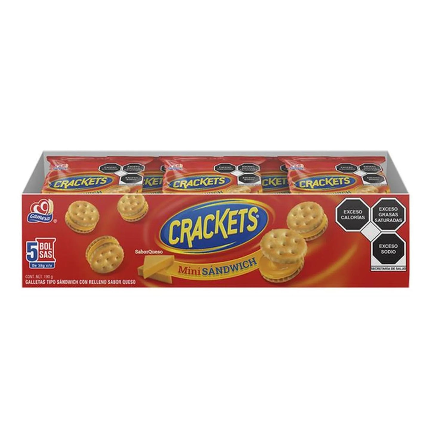 Gamesa Crackets Mix Duo Mini Sandwich - 7 oz