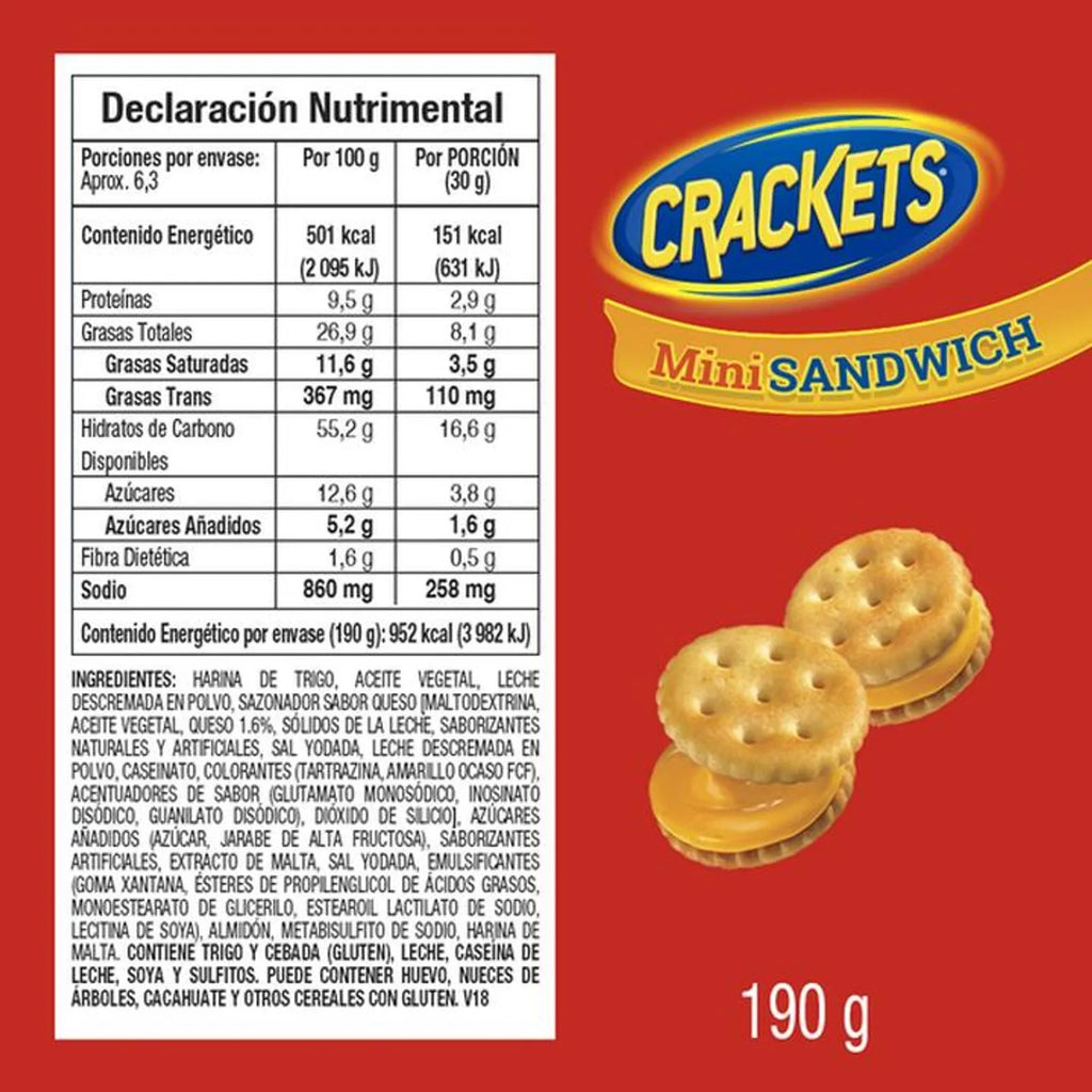 Gamesa Crackets Mix Duo Mini Sandwich, 7 oz