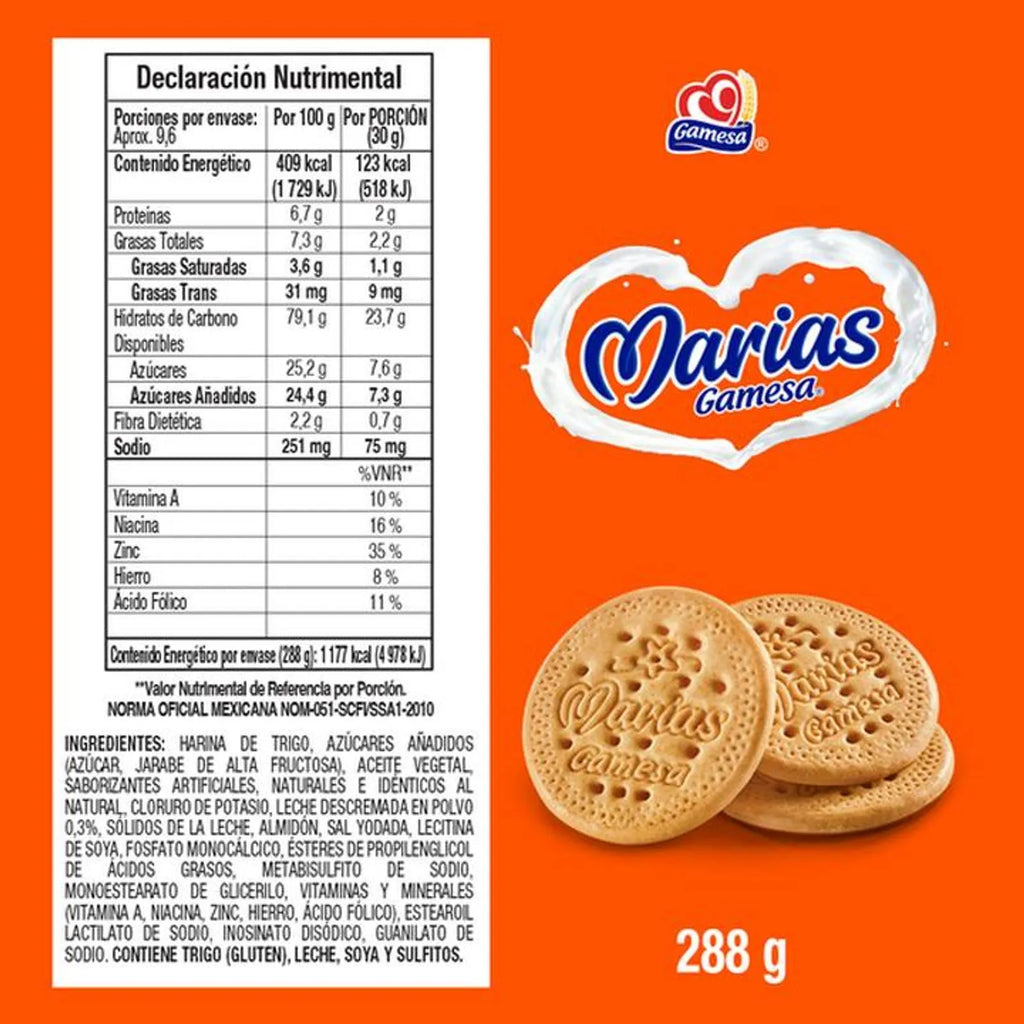 Gamesa Galletas María Duo Pack Cookies, 10 oz