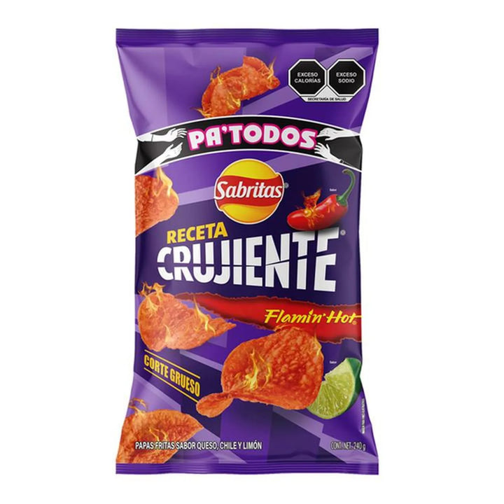 Sabritas Crunchy Recipe Flamin' Hot for Everyone - 9 oz