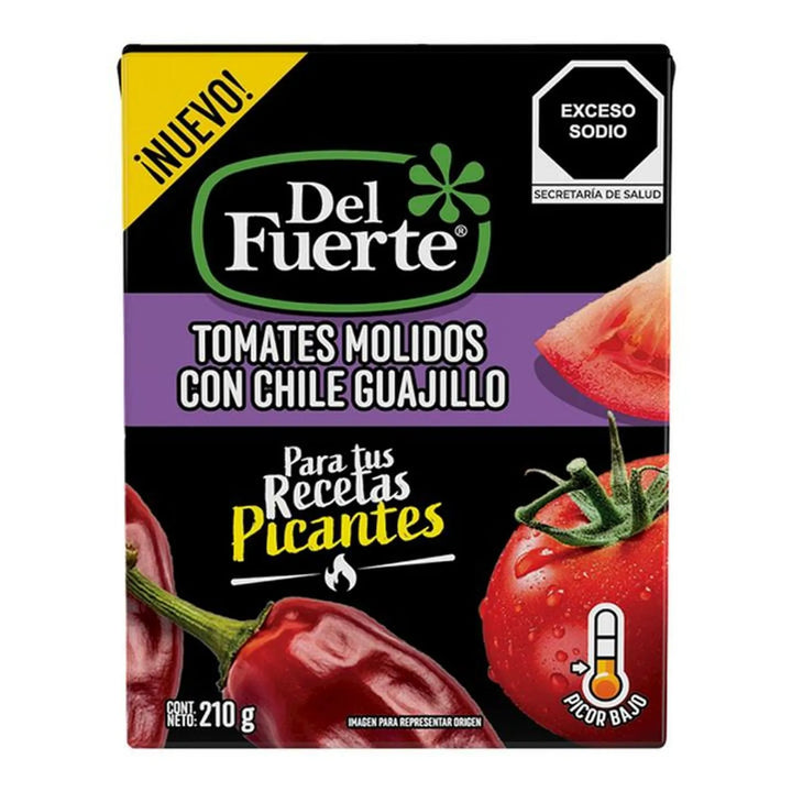 Del Fuerte Ground Tomatoes with Guajillo Chile 7 oz