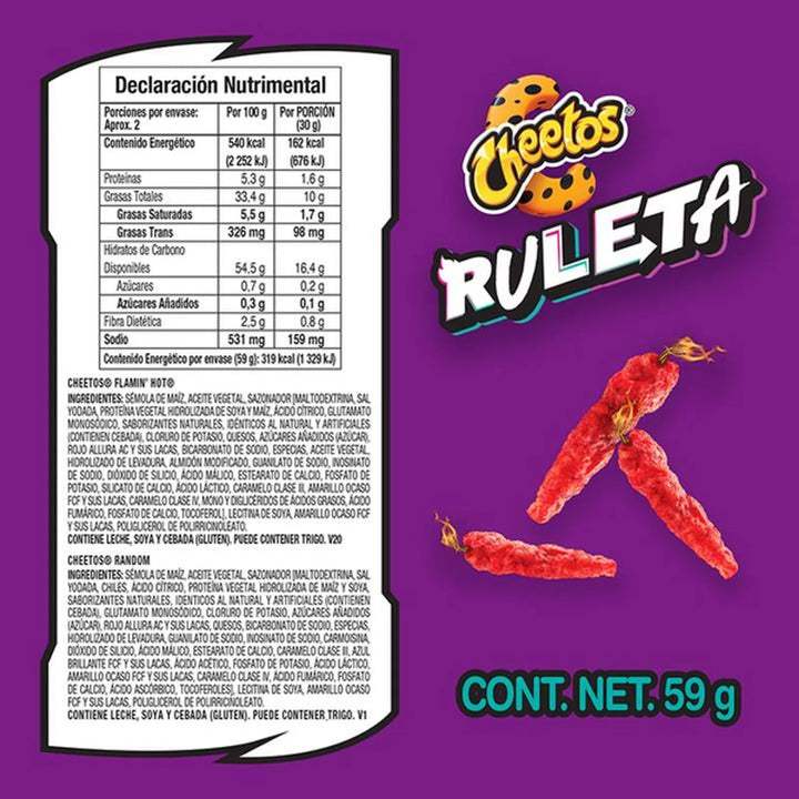 Sabritas Cheetos Roulette 2 oz