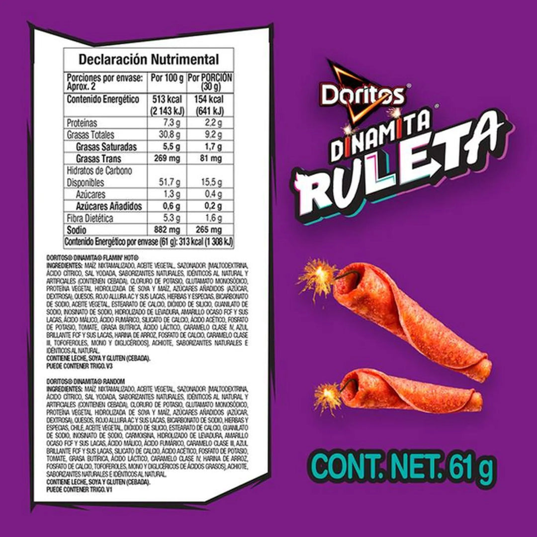 Sabritas Doritos Roulette 2 oz