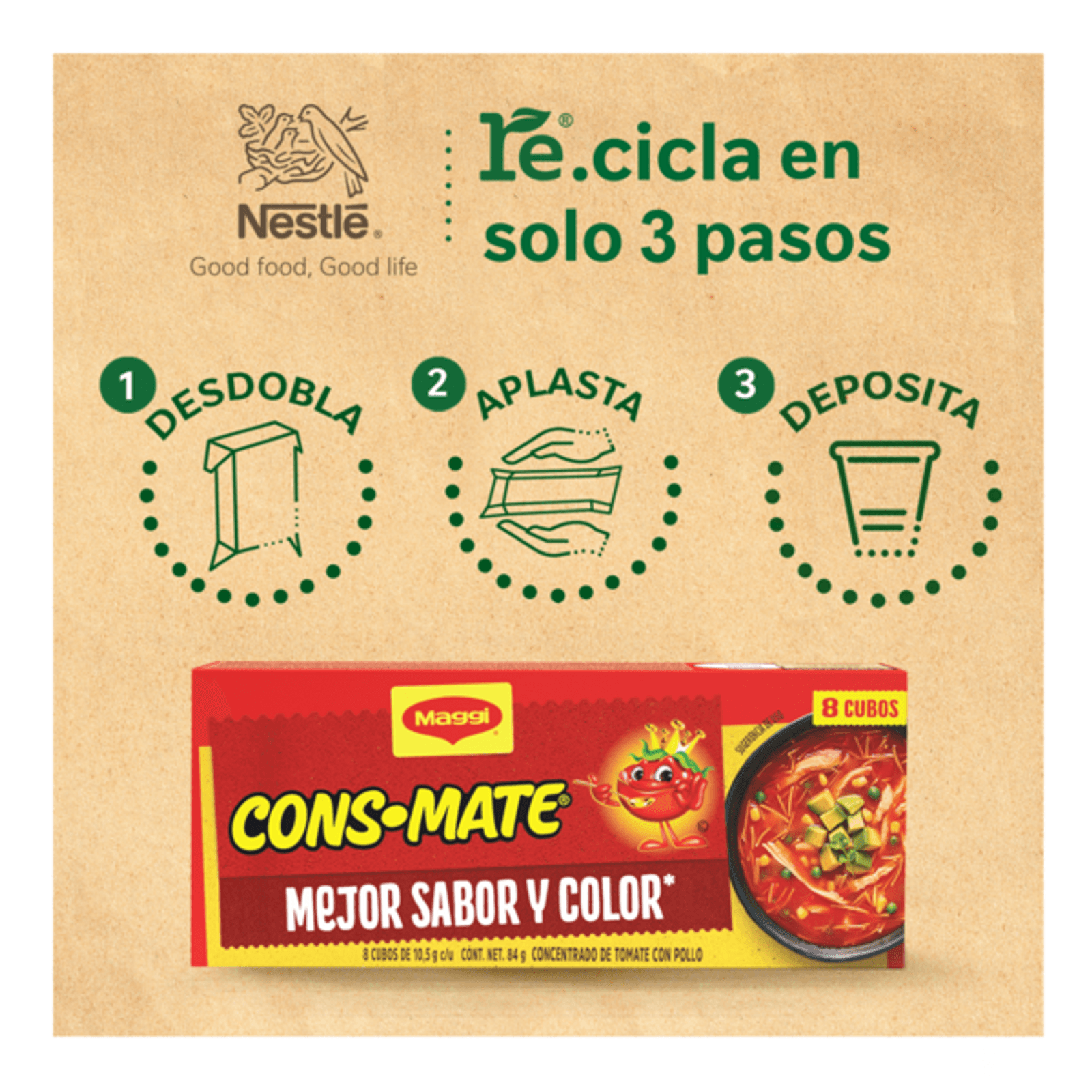 Maggi Consomate Tomato Concentrate, 8 Cubes (3 oz)