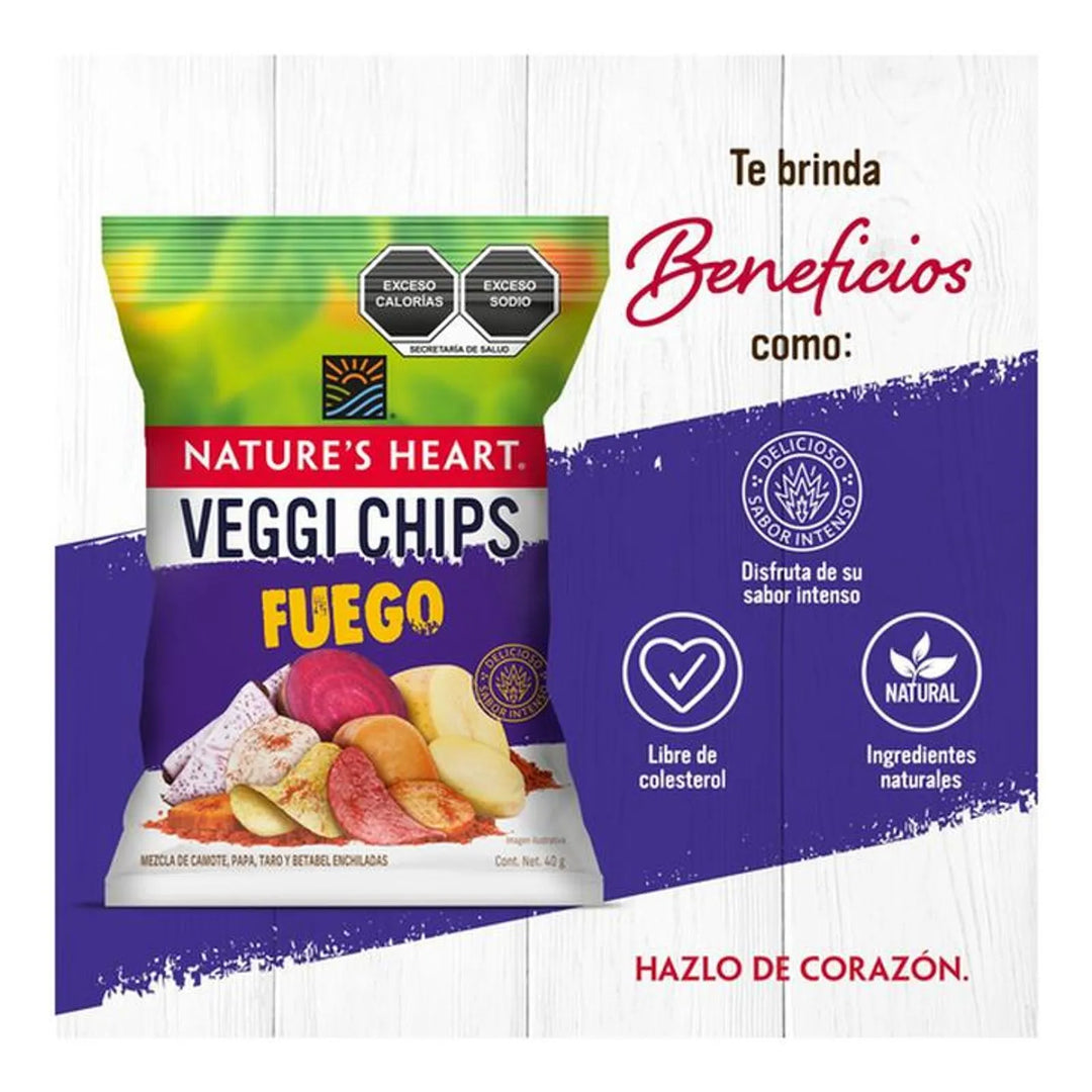 Nature’s Heart Fuego Veggie Chips, 1.5 oz