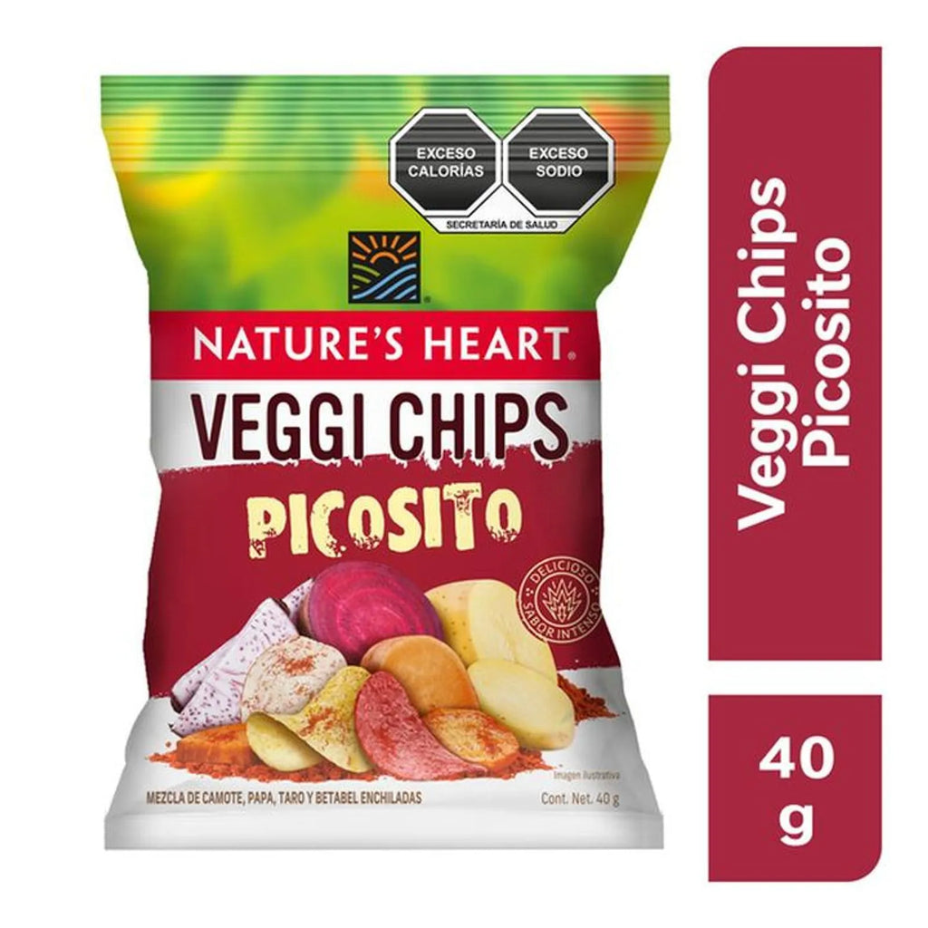 Nature’s Heart Spicy Veggie Chips, 1.5 oz