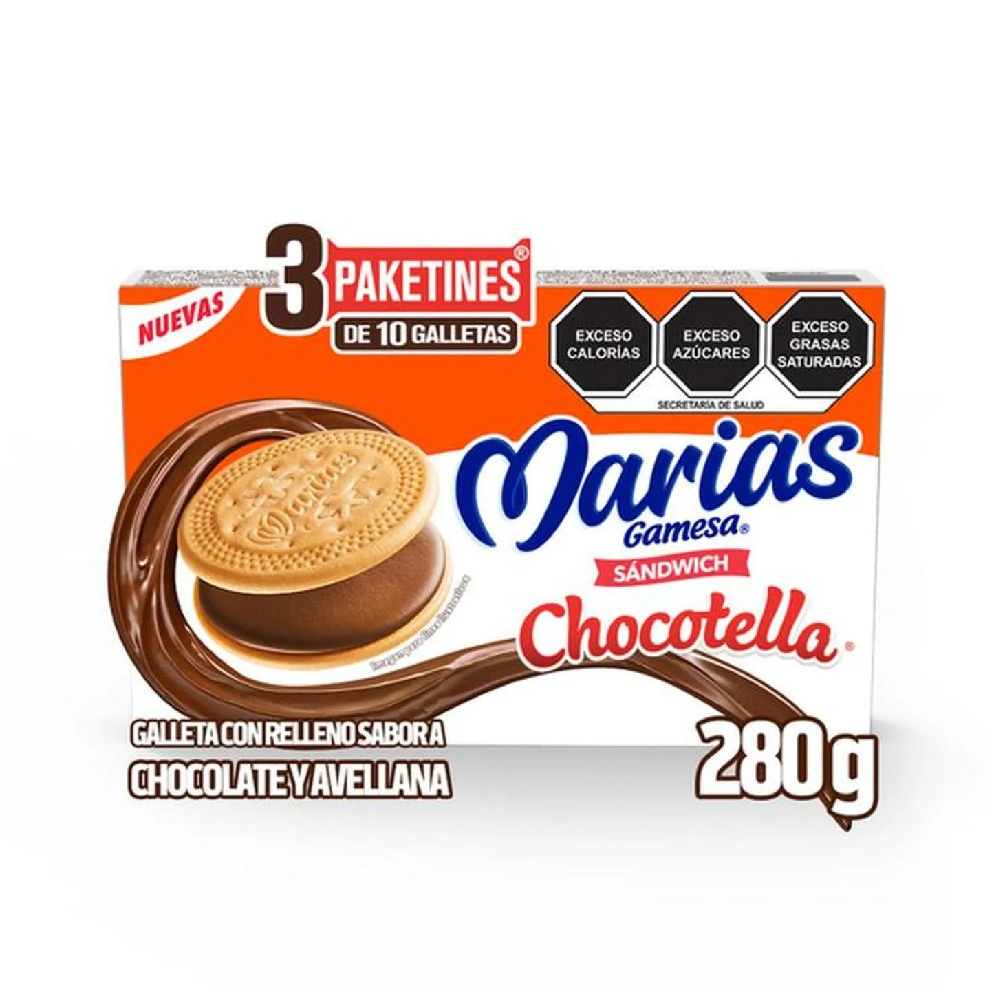 Gamesa Marias Chocotella Cookies - 8 oz