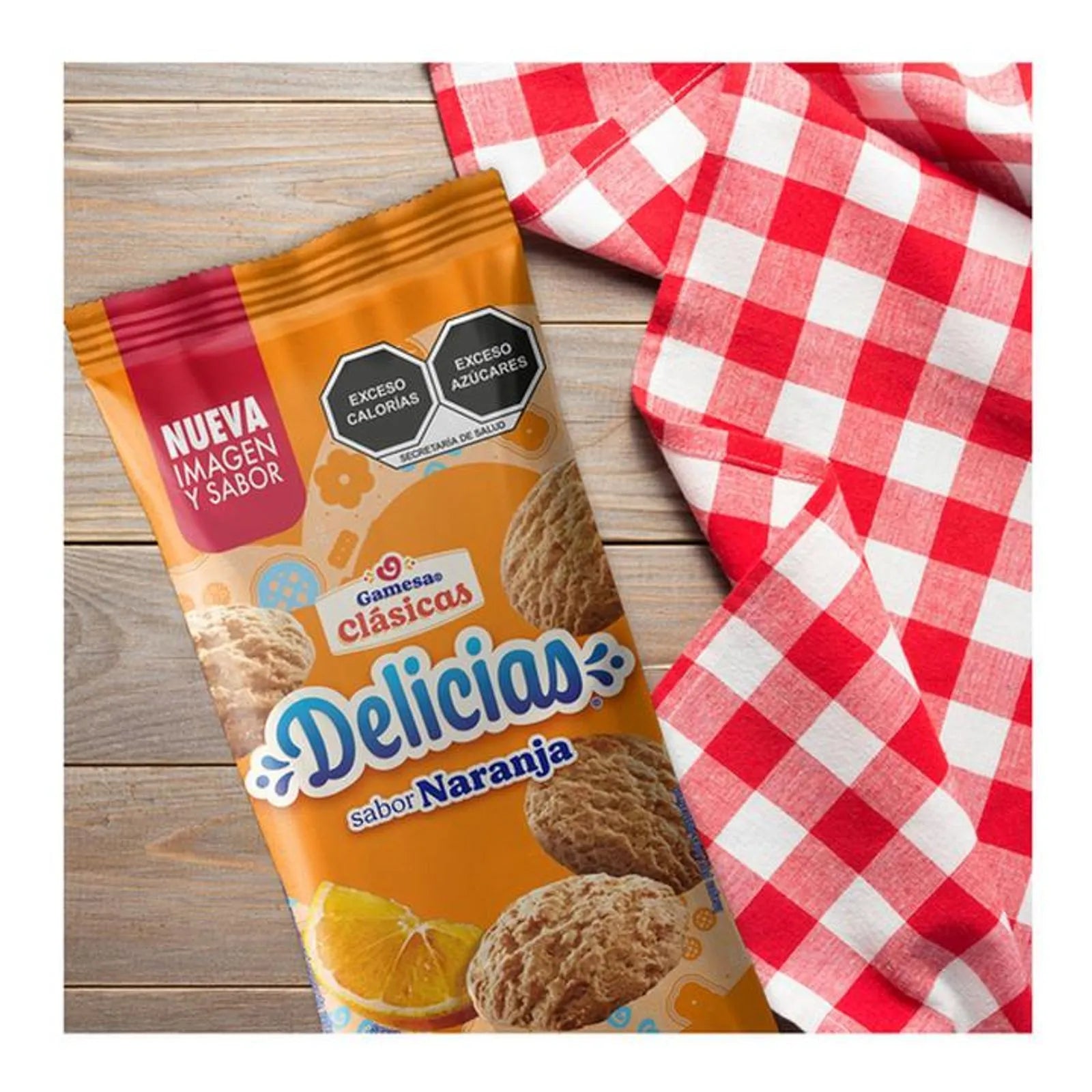Gamesa Delicias Orange Cookies, 6 oz