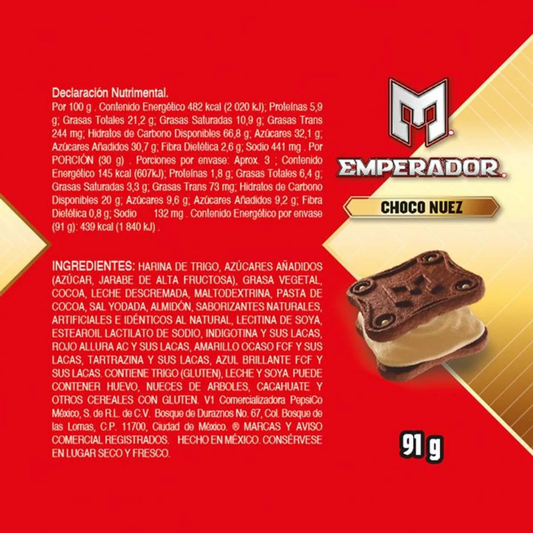 Emperador Choconuez Cookies- 4 oz
