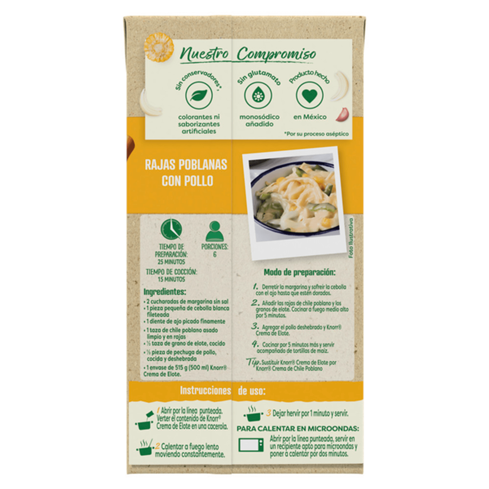 Knorr 100% Natural Cream of Corn Soup, 17 oz Secondary image