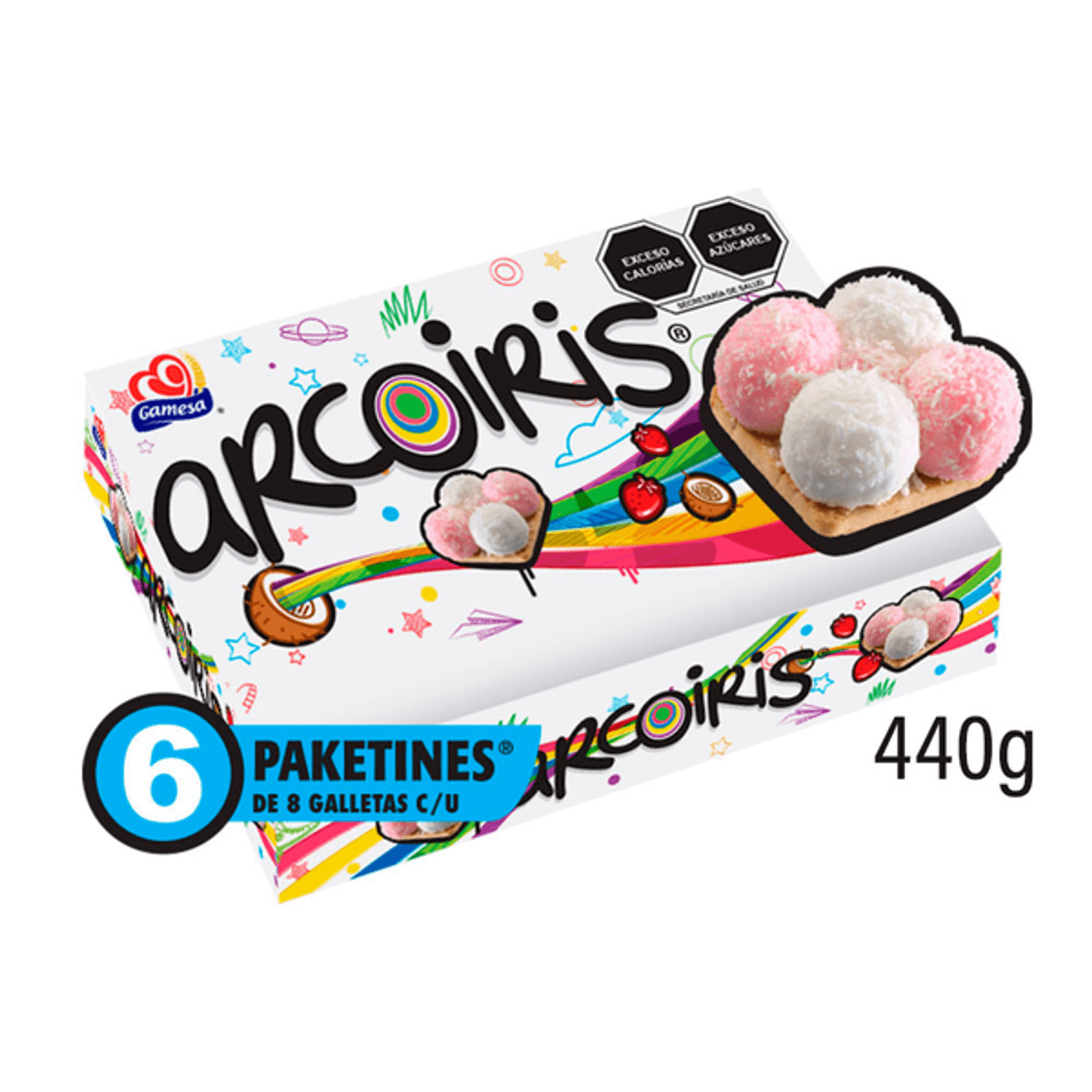Gamesa Arcoiris Strawberry Cookies, 16 oz Main image