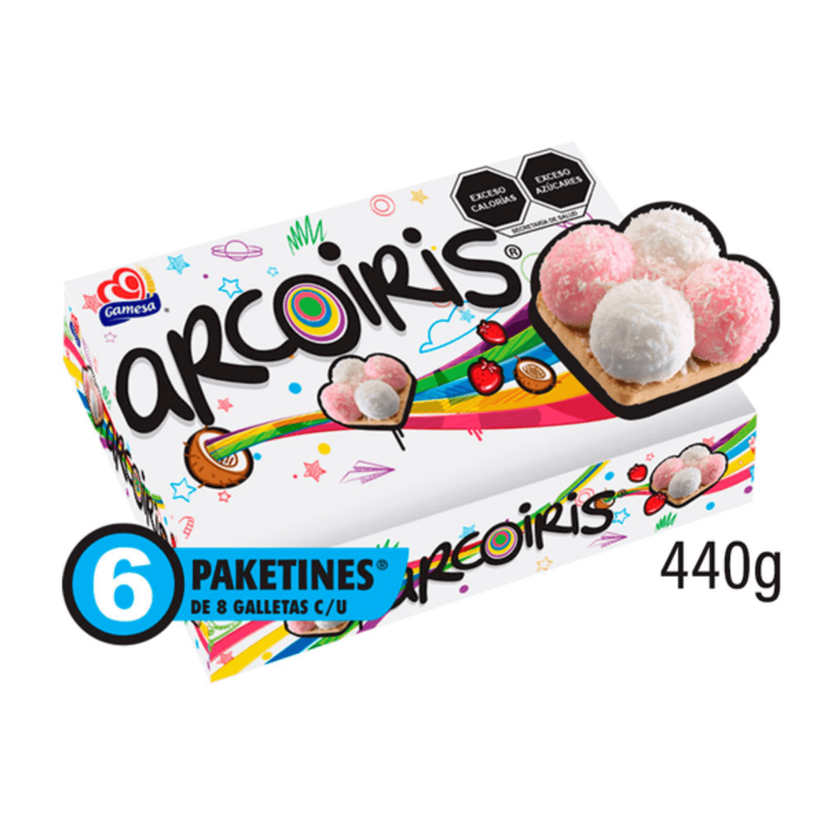 Saborian And The Los 『 Something's ～ 』 Gamesa Arcoiris Strawberry Cookies, 16 oz – El Sabor Market