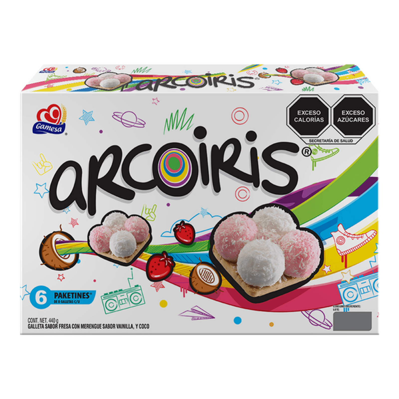Gamesa Arcoiris Strawberry Cookies, 16 oz Secondary image