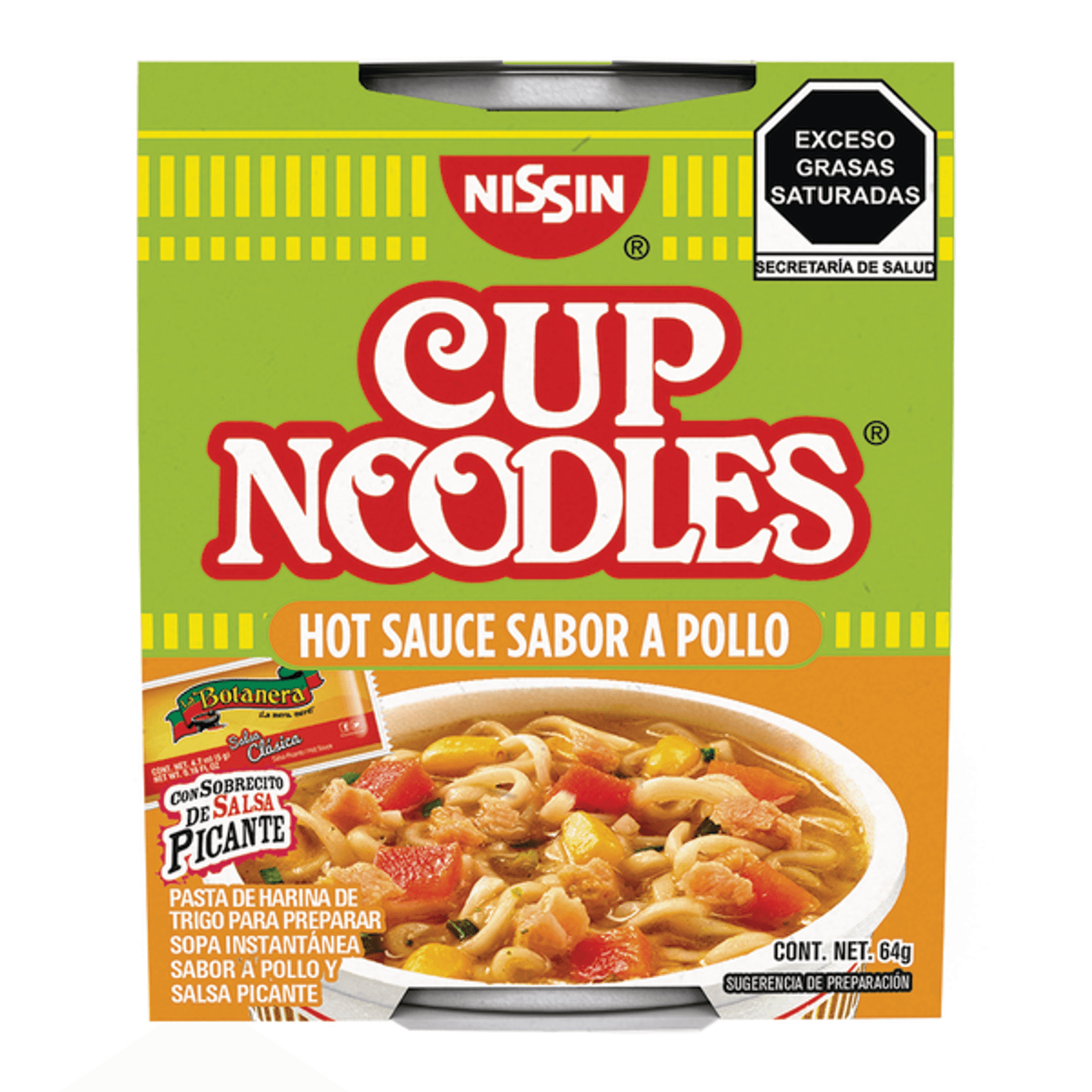 Nissin Spicy Chicken Instant Soup, 2 oz Main image