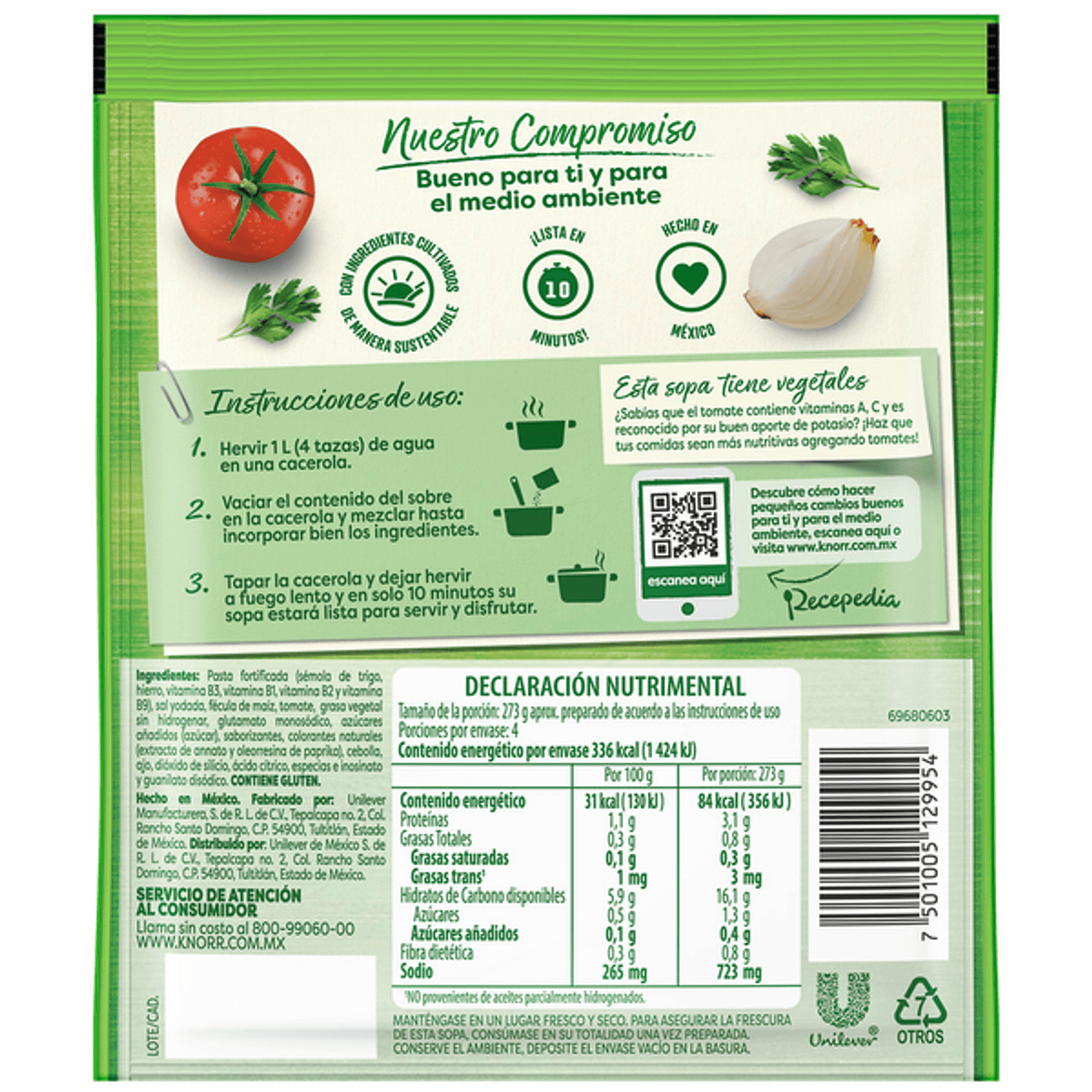 Knorr Letter Shape Pasta Soup, 3 oz